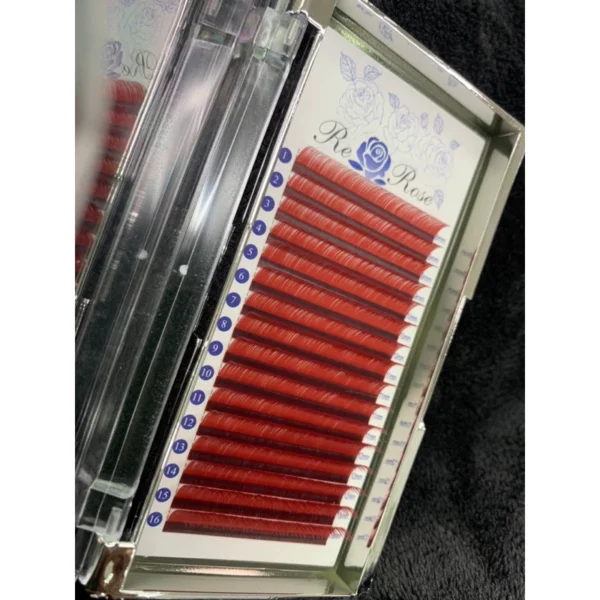 ขนตาสี แดงเลือดหมู แบรนด์ RE ROSE