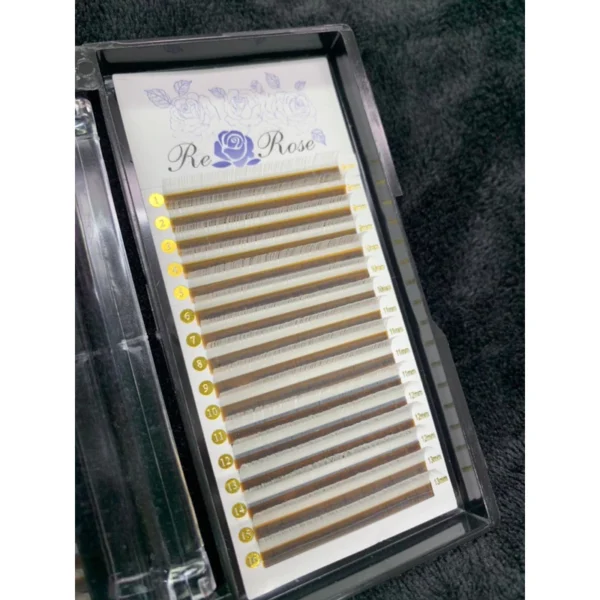 ขนตาสีขาว C0.07 แบรนด์ Re Rose