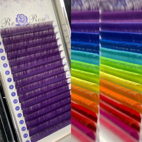 ขนตาสีม่วงอ่อน แบรนด์ RE ROSE