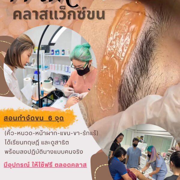 เปิดคลาสแว๊กซ์ Work shop หลักสูตร 1 วัน